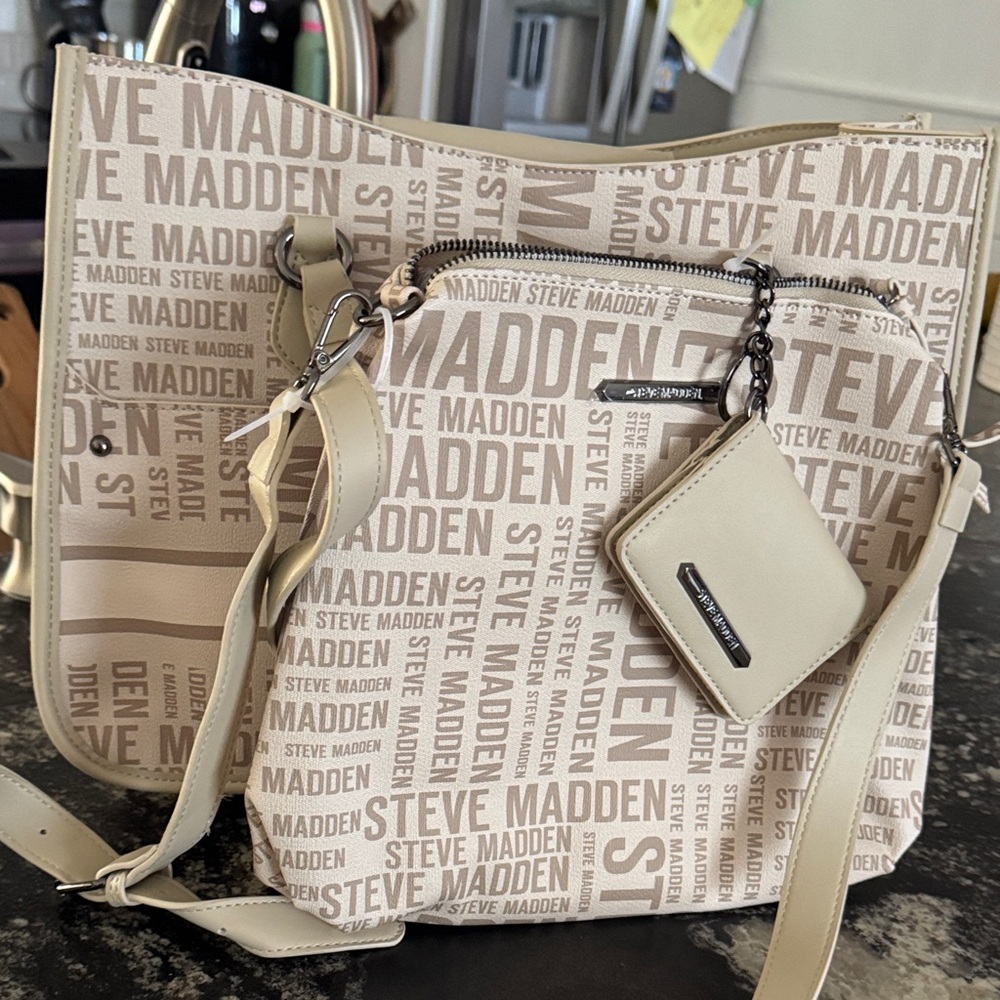 Steve Madden work bag/shoulder bag/wallet